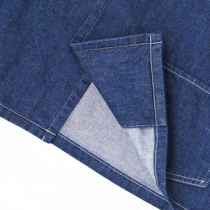 DANTON [ダントン] W DENIM COLLARLESS SHORT JACKET [DT-A0670KDM] デニムカラーレスショートジャケット[2025SS]