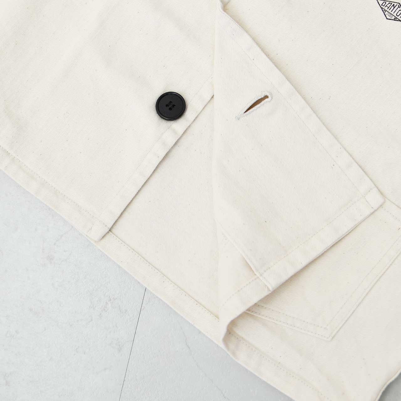 DANTON [ダントン] W COTTON DRILL COLLARLESS SHORT JACKET [DT-A0670MHT] コットンドリルカラーレスショートジャケット [2025SS]