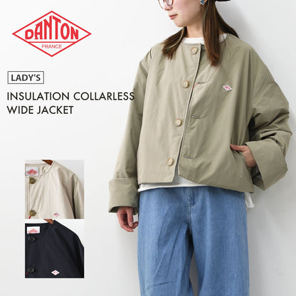 DANTON [ダントン] W INSULATION COLLARLESS WIDE JACKET [DT-A0672PNT] インサレーションカラーレスワイドジャケット [2026SS]