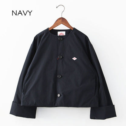 DANTON [ダントン] W INSULATION COLLARLESS WIDE JACKET [DT-A0672PNT] インサレーションカラーレスワイドジャケット [2026SS]