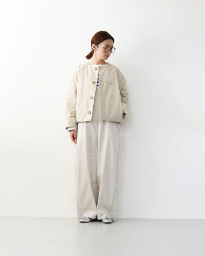 DANTON [ダントン] W INSULATION COLLARLESS WIDE JACKET [DT-A0672PNT] インサレーションカラーレスワイドジャケット [2026SS]