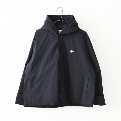 DANTON [ダントン] W Peach Taffeta Insulation Hooded Wide Jacket [DT-A0673KTF] ピーチタフタインシュレーションフーデッドワイドジャケット・フード付きジャケット・ショート丈・ピーチタフタ・ジャケット・アウター・LADY'S [2026AW]