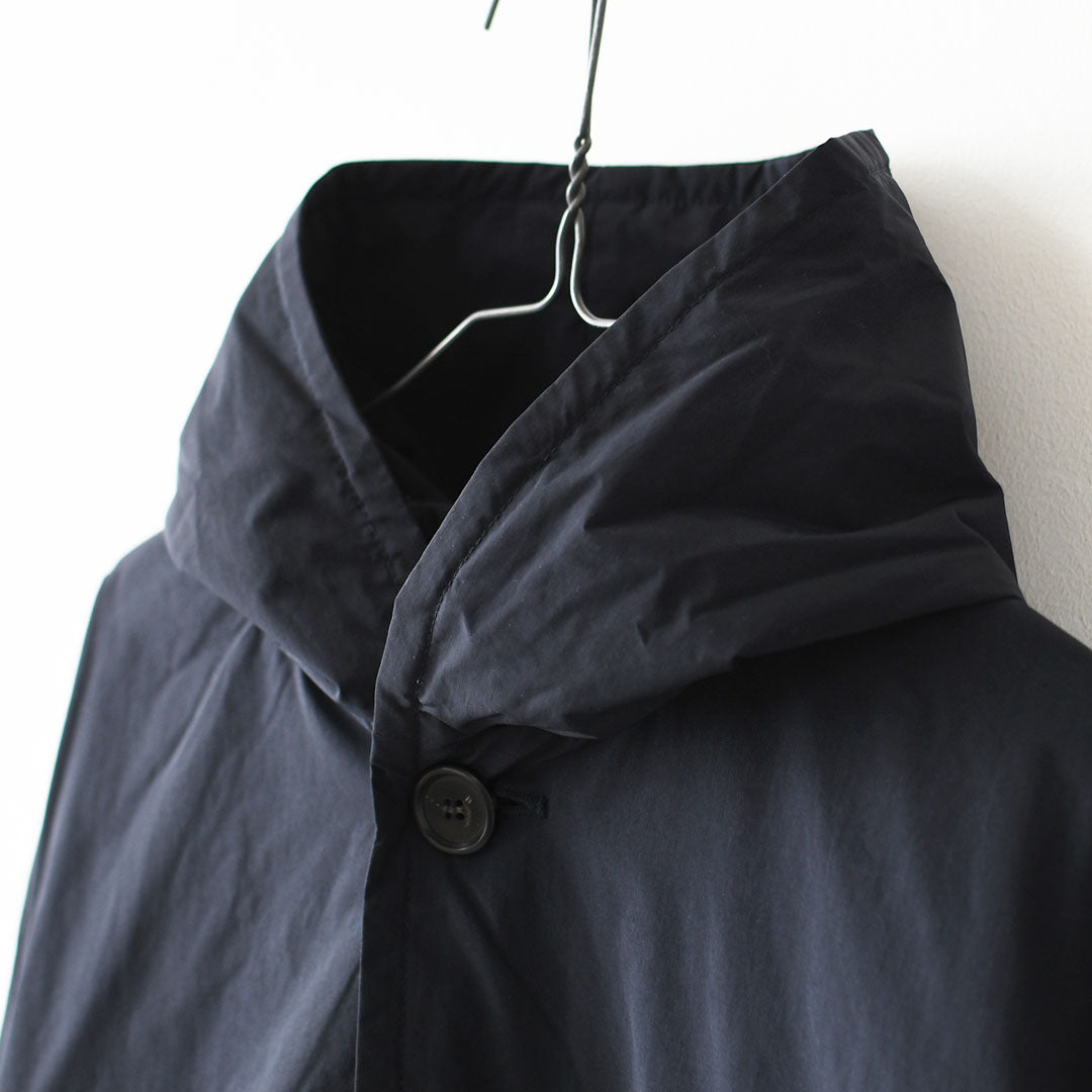 DANTON [ダントン] W Peach Taffeta Insulation Hooded Wide Jacket [DT-A0673KTF] ピーチタフタインシュレーションフーデッドワイドジャケット・フード付きジャケット・ショート丈・ピーチタフタ・ジャケット・アウター・LADY'S [2026AW]
