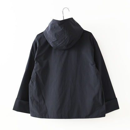 DANTON [ダントン] W Peach Taffeta Insulation Hooded Wide Jacket [DT-A0673KTF] ピーチタフタインシュレーションフーデッドワイドジャケット・フード付きジャケット・ショート丈・ピーチタフタ・ジャケット・アウター・LADY'S [2026AW]