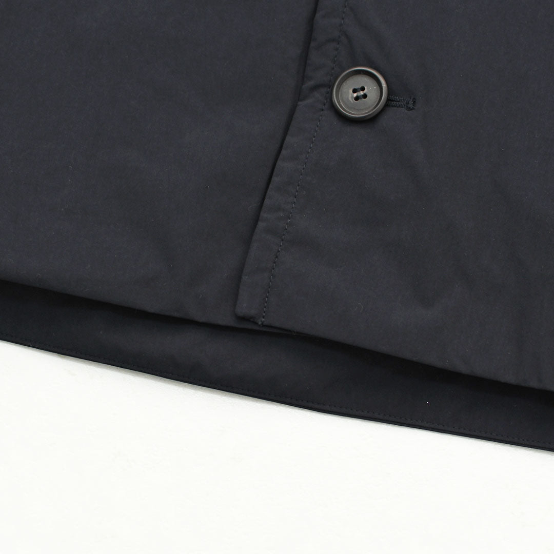 DANTON [ダントン] W Peach Taffeta Insulation Hooded Wide Jacket [DT-A0673KTF] ピーチタフタインシュレーションフーデッドワイドジャケット・フード付きジャケット・ショート丈・ピーチタフタ・ジャケット・アウター・LADY'S [2026AW]