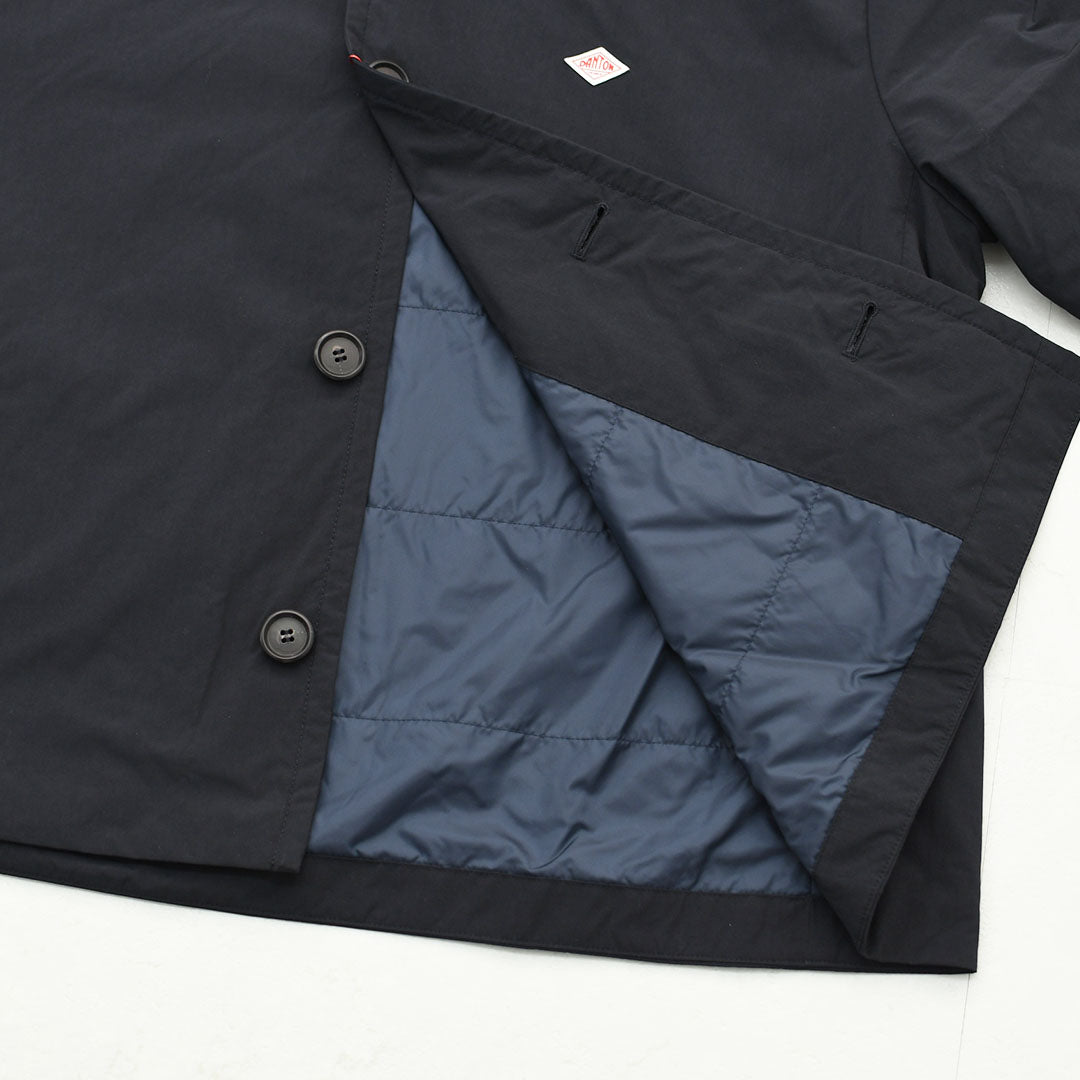 DANTON [ダントン] W Peach Taffeta Insulation Hooded Wide Jacket [DT-A0673KTF] ピーチタフタインシュレーションフーデッドワイドジャケット・フード付きジャケット・ショート丈・ピーチタフタ・ジャケット・アウター・LADY'S [2026AW]