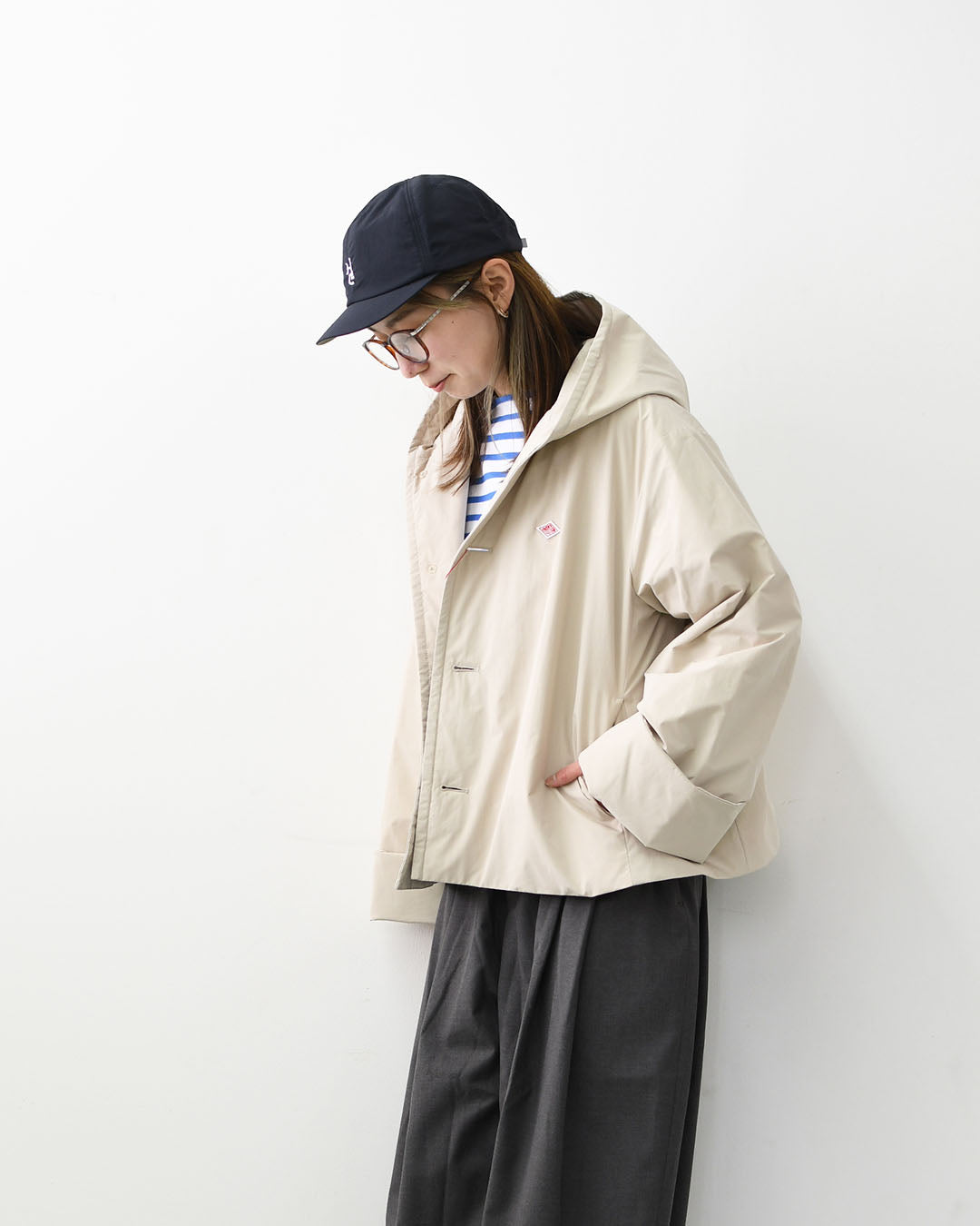 DANTON [ダントン] W INSULATION HOODED WIDE JACKET [DT-A0673PNT] インサレーションフーデッドワイドジャケット [2026SS]