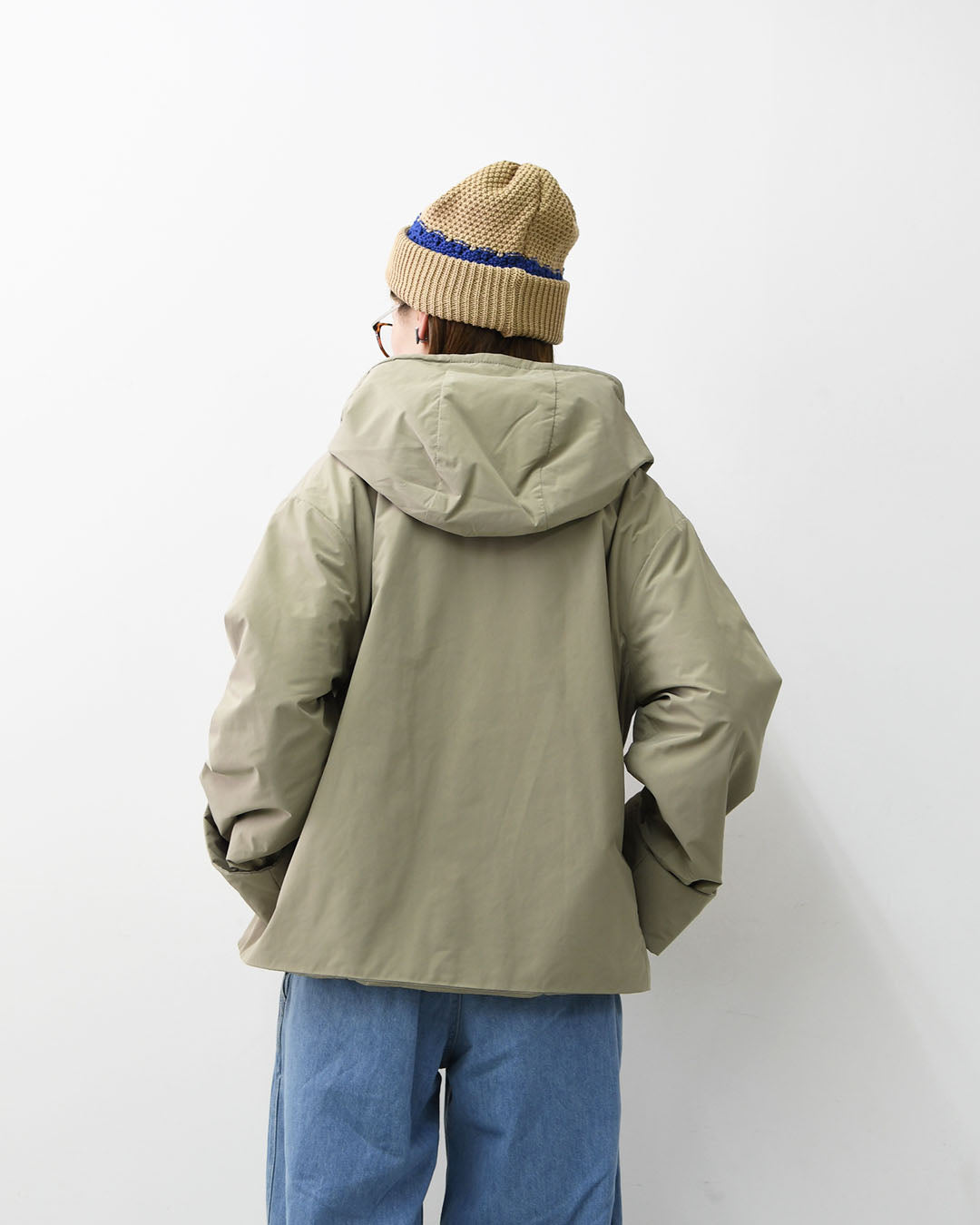DANTON [ダントン] W INSULATION HOODED WIDE JACKET [DT-A0673PNT] インサレーションフーデッドワイドジャケット [2026SS]
