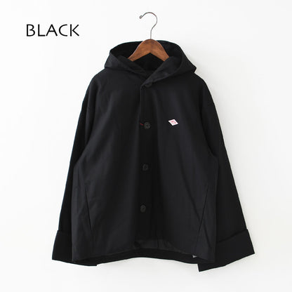 DANTON [ダントン] W WOOL LIKE INSULATION HOODED WIDE JACKET [DT-A0673WLX] ウールライクインサレーションフーデッドワイドジャケット・インサレーションジャケット・フード付き・ワイドシルエット・ウールライク・LADY'S [2025AW]