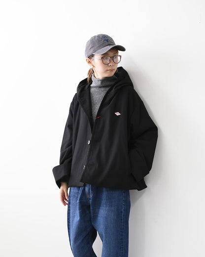 DANTON [ダントン] W WOOL LIKE INSULATION HOODED WIDE JACKET [DT-A0673WLX] ウールライクインサレーションフーデッドワイドジャケット・インサレーションジャケット・フード付き・ワイドシルエット・ウールライク・LADY'S [2025AW]