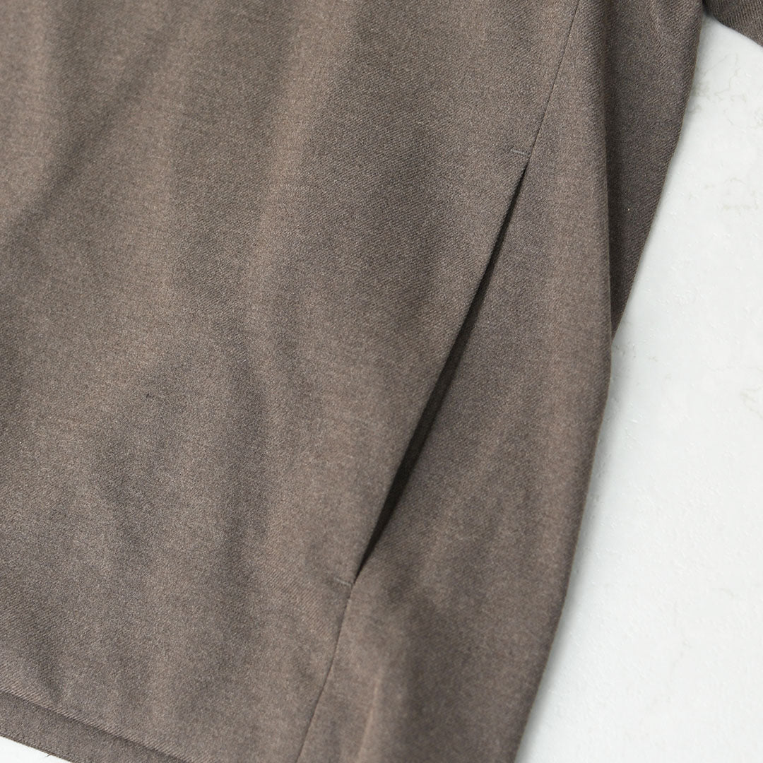 DANTON [ダントン] W WOOL LIKE INSULATION HOODED WIDE JACKET [DT-A0673WLX] ウールライクインサレーションフーデッドワイドジャケット・インサレーションジャケット・フード付き・ワイドシルエット・ウールライク・LADY'S [2025AW]