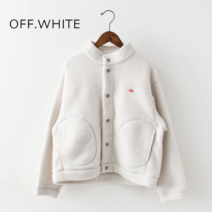 DANTON [ダントン] W DOUBLE FACE BOA STAND COLLAR CARDIGAN [DT-A0699WNN] ダブルフェイスボアスタンドカラーカーディガン・ボアカーディガン・ボアジャケット・スタンドカラー・LADY'S [2025AW]