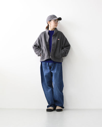 DANTON [ダントン] W DOUBLE FACE BOA STAND COLLAR CARDIGAN [DT-A0699WNN] ダブルフェイスボアスタンドカラーカーディガン・ボアカーディガン・ボアジャケット・スタンドカラー・LADY'S [2025AW]