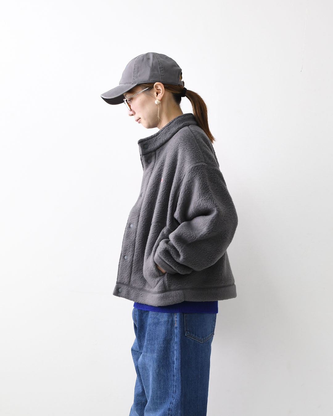 DANTON [ダントン] W DOUBLE FACE BOA STAND COLLAR CARDIGAN [DT-A0699WNN] ダブルフェイスボアスタンドカラーカーディガン・ボアカーディガン・ボアジャケット・スタンドカラー・LADY'S [2025AW]