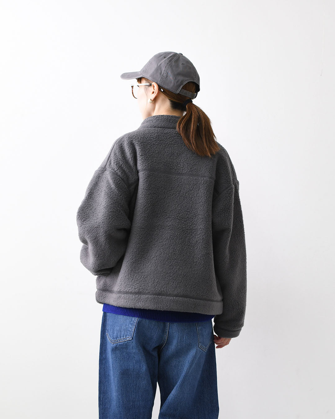 DANTON [ダントン] W DOUBLE FACE BOA STAND COLLAR CARDIGAN [DT-A0699WNN] ダブルフェイスボアスタンドカラーカーディガン・ボアカーディガン・ボアジャケット・スタンドカラー・LADY'S [2025AW]