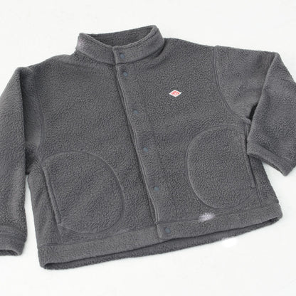 DANTON [ダントン] W DOUBLE FACE BOA STAND COLLAR CARDIGAN [DT-A0699WNN] ダブルフェイスボアスタンドカラーカーディガン・ボアカーディガン・ボアジャケット・スタンドカラー・LADY'S [2025AW]