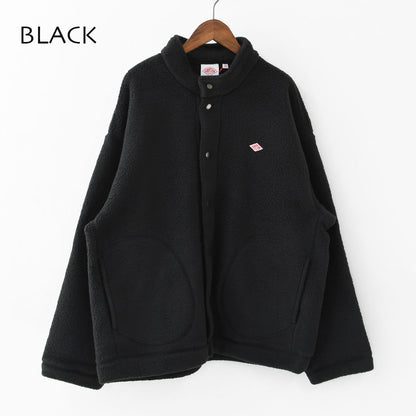 DANTON [ダントン] M DOUBLE FACE BOA STAND COLLAR CARDIGAN [DT-A0700WNN] ダブルフェイスボアスタンドカラーカーディガン・ボアカーディガン・ボアジャケット・スタンドカラー・MEN'S [2025AW]