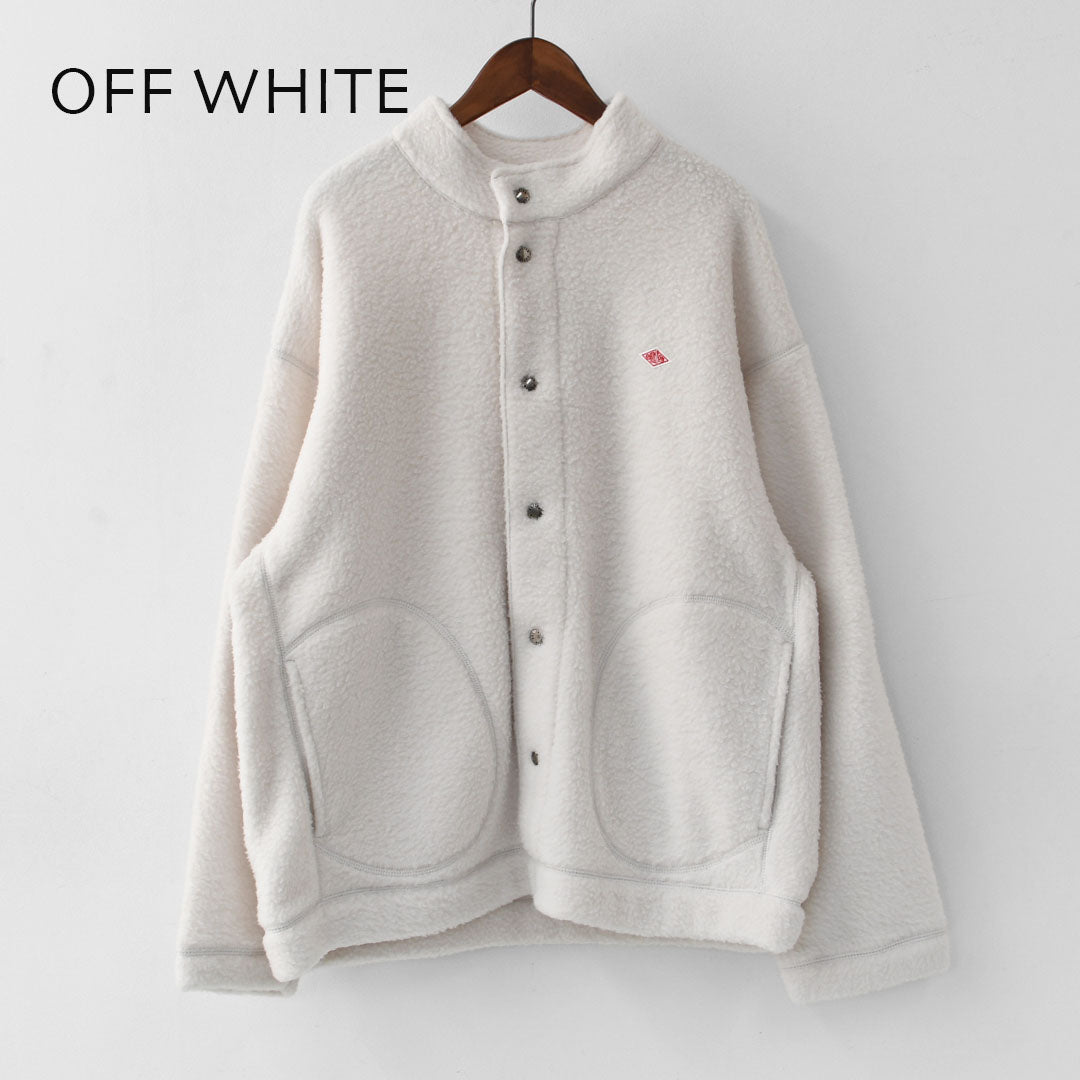 DANTON [ダントン] M DOUBLE FACE BOA STAND COLLAR CARDIGAN [DT-A0700WNN] ダブルフェイスボアスタンドカラーカーディガン・ボアカーディガン・ボアジャケット・スタンドカラー・MEN'S [2025AW]