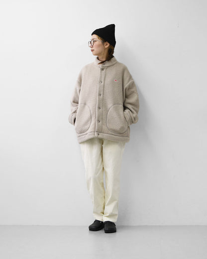 DANTON [ダントン] M DOUBLE FACE BOA STAND COLLAR CARDIGAN [DT-A0700WNN] ダブルフェイスボアスタンドカラーカーディガン・ボアカーディガン・ボアジャケット・スタンドカラー・MEN'S [2025AW]