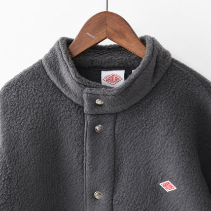 DANTON [ダントン] M DOUBLE FACE BOA STAND COLLAR CARDIGAN [DT-A0700WNN] ダブルフェイスボアスタンドカラーカーディガン・ボアカーディガン・ボアジャケット・スタンドカラー・MEN'S [2025AW]