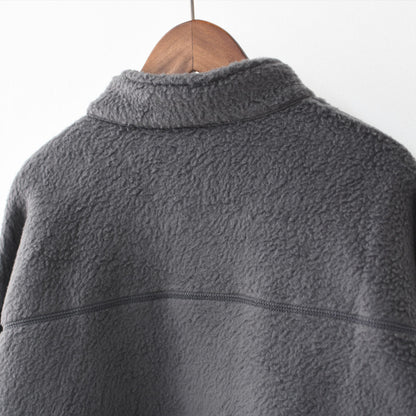 DANTON [ダントン] M DOUBLE FACE BOA STAND COLLAR CARDIGAN [DT-A0700WNN] ダブルフェイスボアスタンドカラーカーディガン・ボアカーディガン・ボアジャケット・スタンドカラー・MEN'S [2025AW]