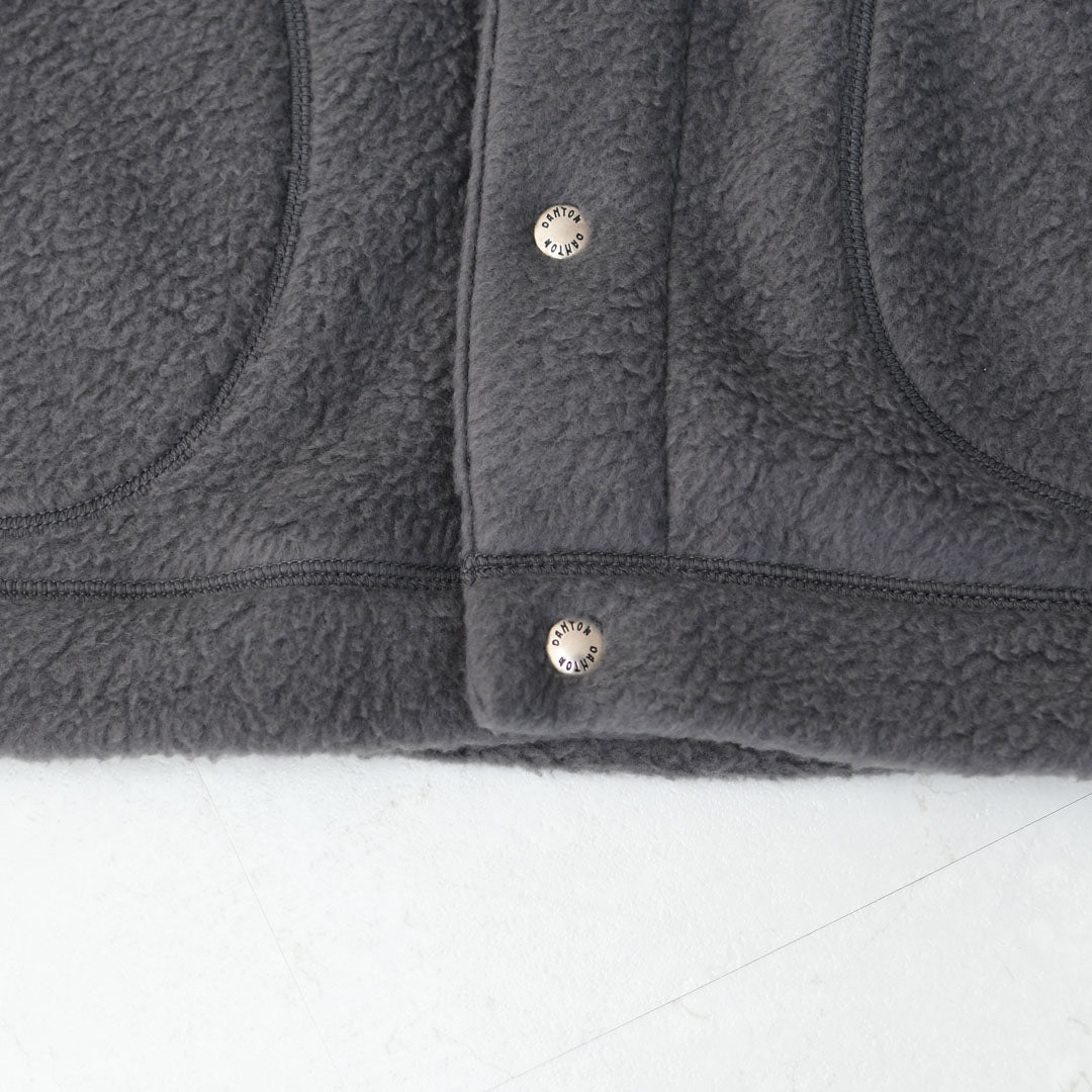 DANTON [ダントン] M DOUBLE FACE BOA STAND COLLAR CARDIGAN [DT-A0700WNN] ダブルフェイスボアスタンドカラーカーディガン・ボアカーディガン・ボアジャケット・スタンドカラー・MEN'S [2025AW]