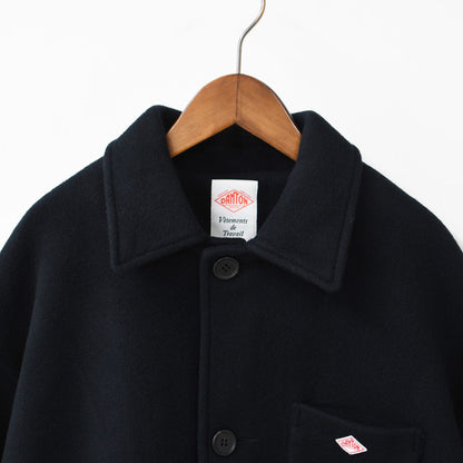 DANTON [ダントン] WOOL MELTON SHIRT BLOUSON [DT-A0710MEW] ウールメルトンシャツブルゾン・シャツ型ブルゾン・ウールジャケット・アウター・ウールメルトン・LADY'S [2025AW]