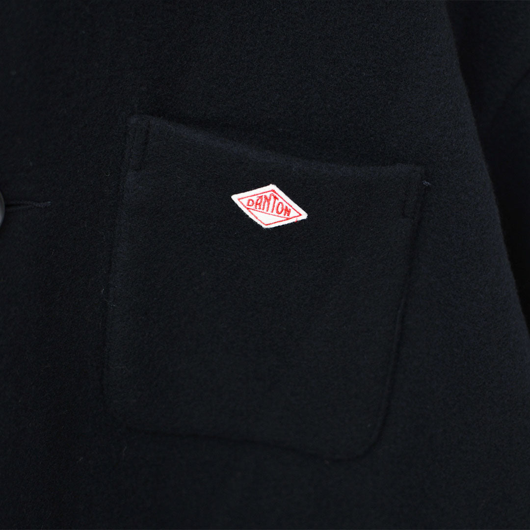 DANTON [ダントン] WOOL MELTON SHIRT BLOUSON [DT-A0710MEW] ウールメルトンシャツブルゾン・シャツ型ブルゾン・ウールジャケット・アウター・ウールメルトン・LADY'S [2025AW]