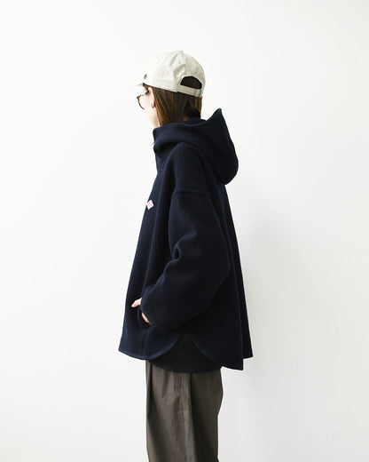 DANTON [ダントン] W Wool Melton Hooded Jacket [DT-A0711BMR] ウールメルトンフーデッドジャケット・フード付きジャケット・ジャケット・アウター・防寒・LADY'S [2026AW]