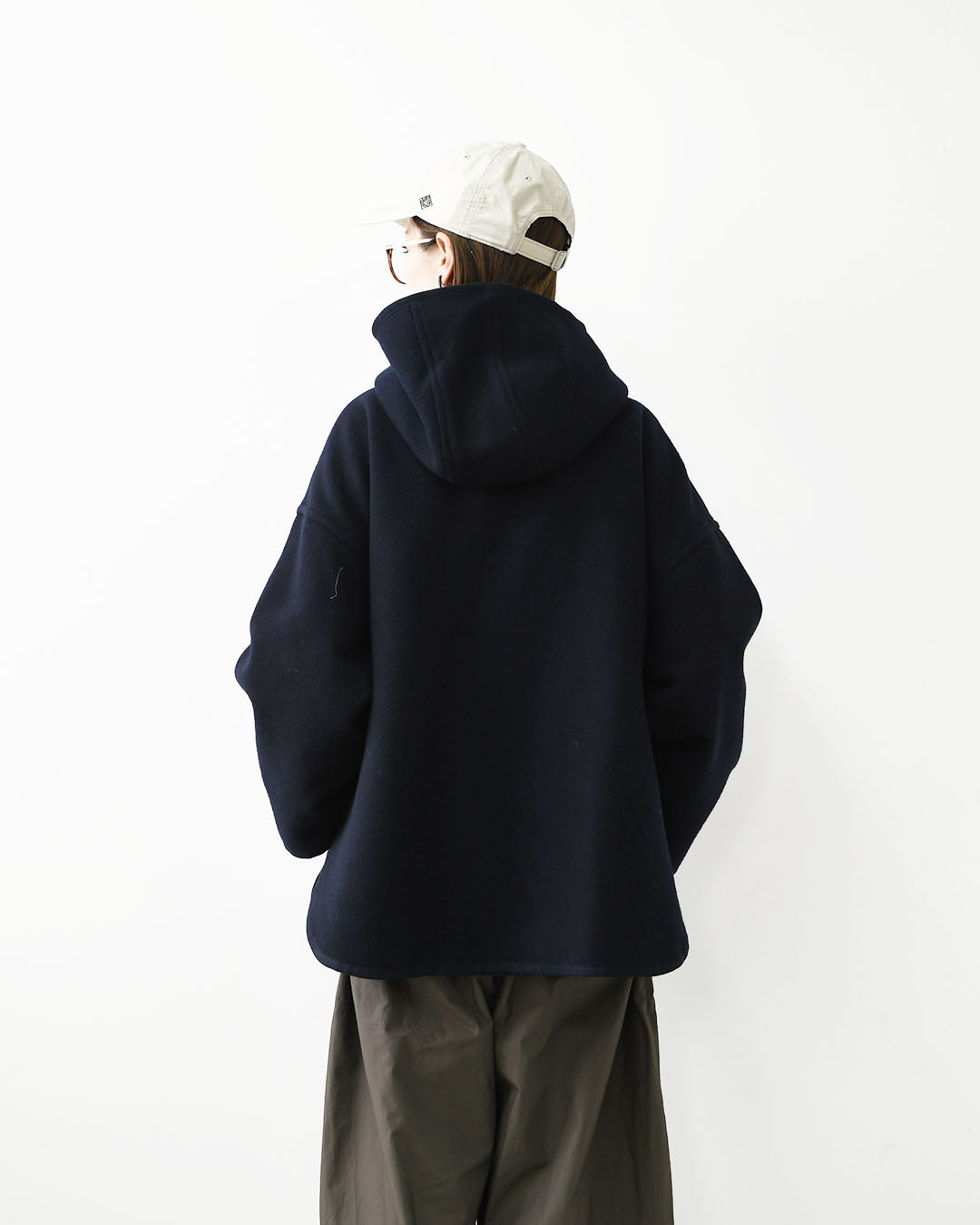 DANTON [ダントン] W Wool Melton Hooded Jacket [DT-A0711BMR] ウールメルトンフーデッドジャケット・フード付きジャケット・ジャケット・アウター・防寒・LADY'S [2026AW]