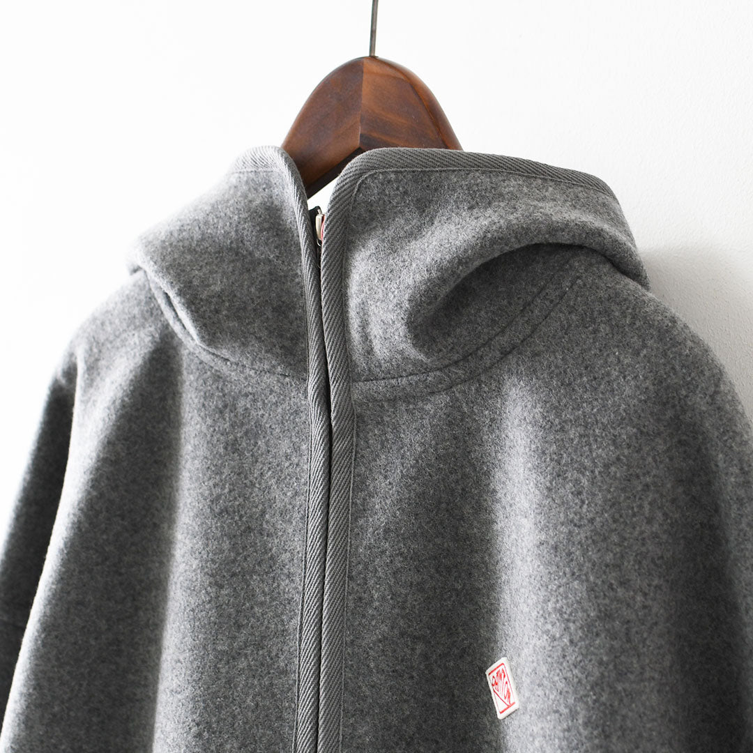 DANTON [ダントン] W Wool Melton Hooded Jacket [DT-A0711BMR] ウールメルトンフーデッドジャケット・フード付きジャケット・ジャケット・アウター・防寒・LADY'S [2026AW]