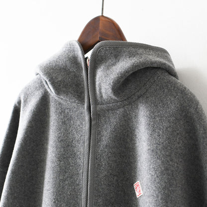 DANTON [ダントン] W Wool Melton Hooded Jacket [DT-A0711BMR] ウールメルトンフーデッドジャケット・フード付きジャケット・ジャケット・アウター・防寒・LADY'S [2026AW]