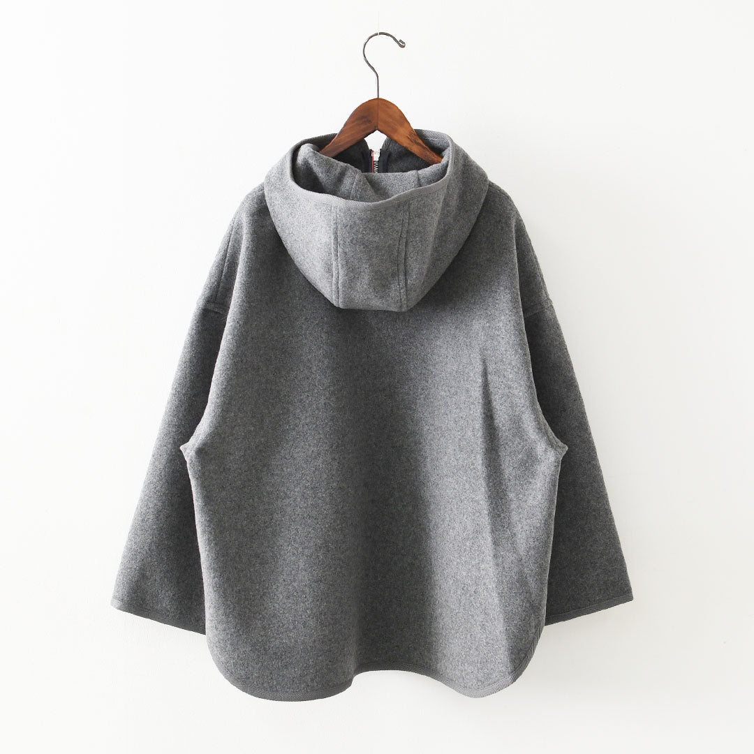DANTON [ダントン] W Wool Melton Hooded Jacket [DT-A0711BMR] ウールメルトンフーデッドジャケット・フード付きジャケット・ジャケット・アウター・防寒・LADY'S [2026AW]