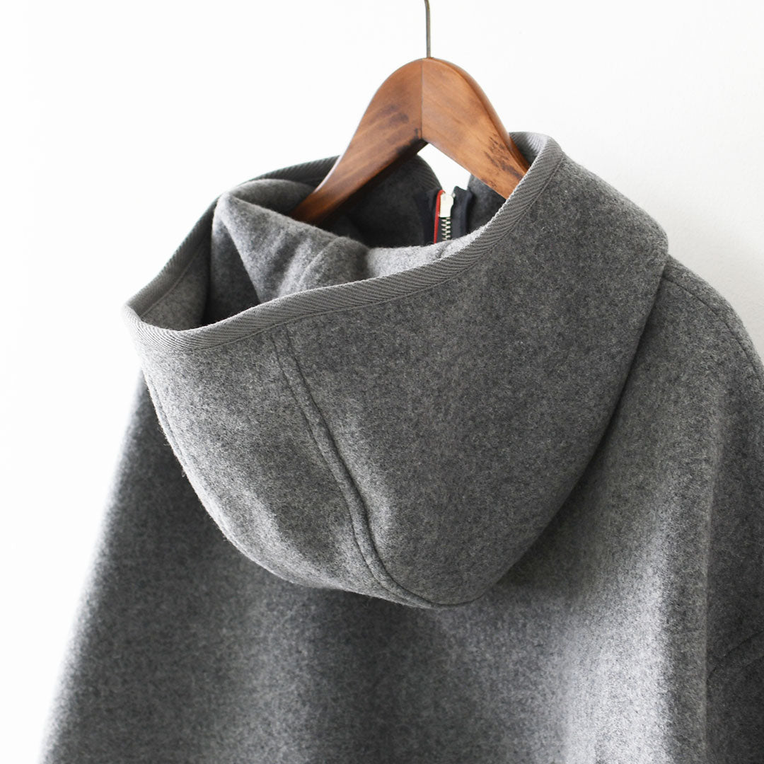 DANTON [ダントン] W Wool Melton Hooded Jacket [DT-A0711BMR] ウールメルトンフーデッドジャケット・フード付きジャケット・ジャケット・アウター・防寒・LADY'S [2026AW]
