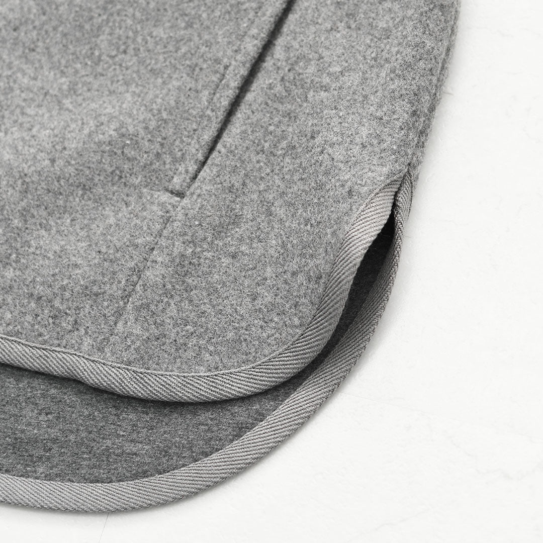 DANTON [ダントン] W Wool Melton Hooded Jacket [DT-A0711BMR] ウールメルトンフーデッドジャケット・フード付きジャケット・ジャケット・アウター・防寒・LADY'S [2026AW]