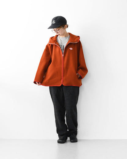 DANTON [ダントン] W WOOL MELTON HOODED JACKET [DT-A0711MEW] ウールメルトンフーデッドジャケット・ウールジャケット・フード付きジャケット・フリースジャケット・LADY'S [2025AW]