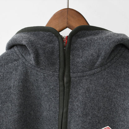 DANTON [ダントン] W WOOL MELTON HOODED JACKET [DT-A0711MEW] ウールメルトンフーデッドジャケット・ウールジャケット・フード付きジャケット・フリースジャケット・LADY'S [2025AW]