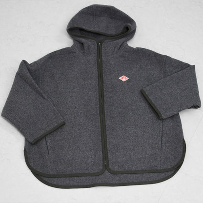 DANTON [ダントン] W WOOL MELTON HOODED JACKET [DT-A0711MEW] ウールメルトンフーデッドジャケット・ウールジャケット・フード付きジャケット・フリースジャケット・LADY'S [2025AW]