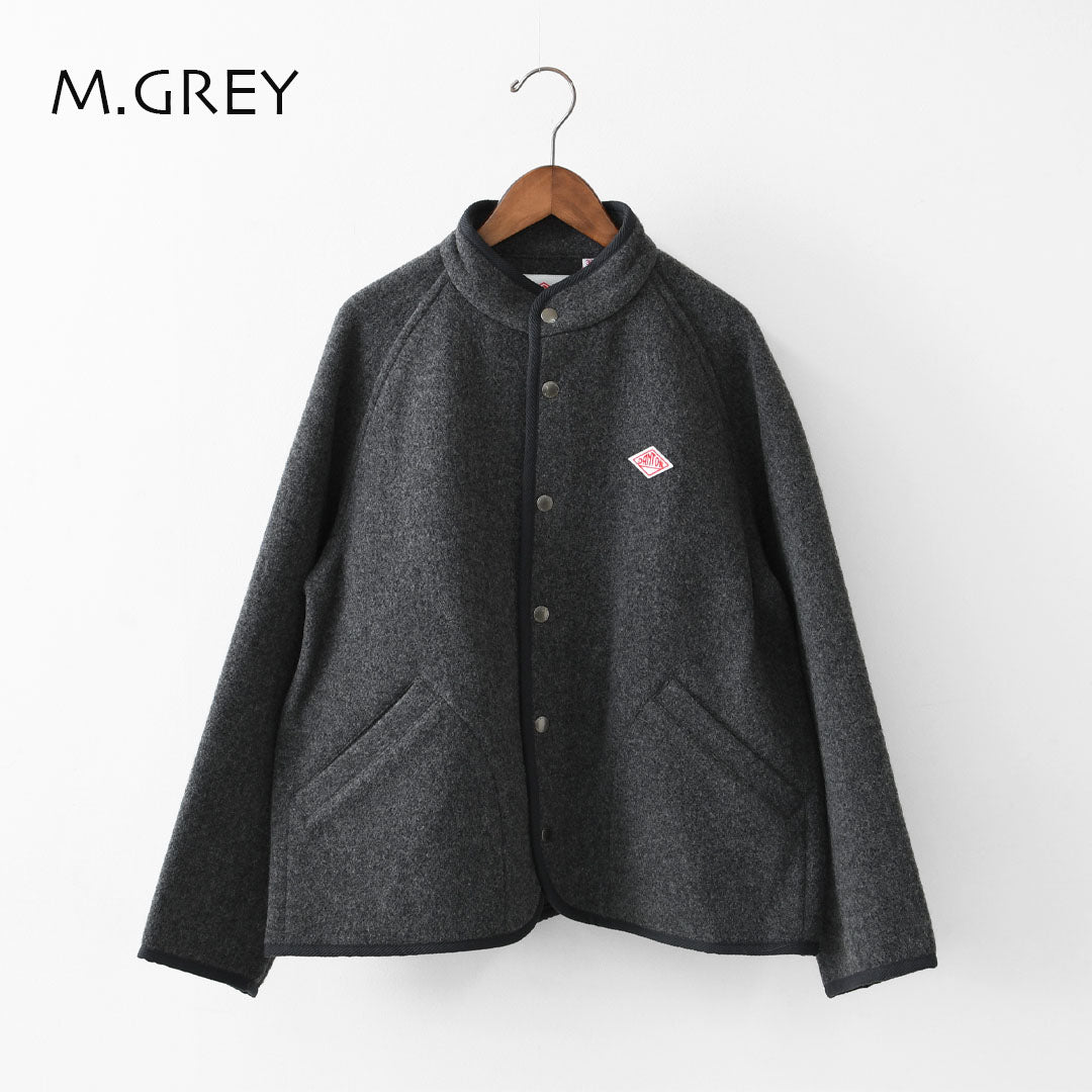 DANTON [ダントン] W WOOL LIGHT PILE STANDCOLLAR JACKET [DT-A0714WLP] ウールライトパイルスタンドカラージャケット・ウールジャケット・冬ジャケット・スタンドカラー・LADY'S [2025AW]