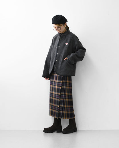 DANTON [ダントン] W WOOL LIGHT PILE STANDCOLLAR JACKET [DT-A0714WLP] ウールライトパイルスタンドカラージャケット・ウールジャケット・冬ジャケット・スタンドカラー・LADY'S [2025AW]