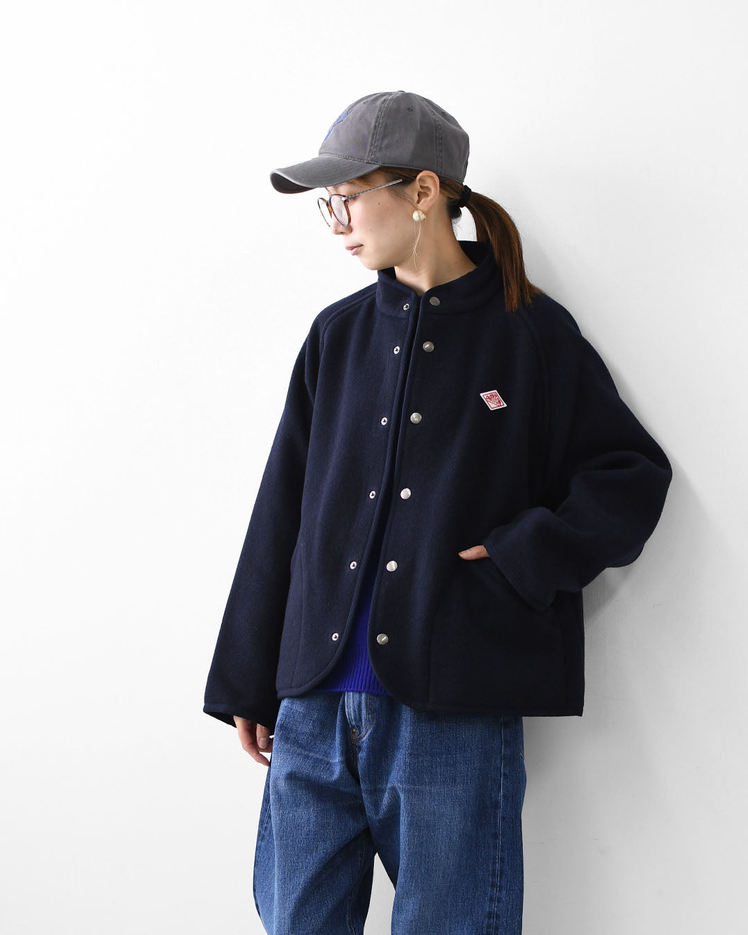 DANTON [ダントン] W WOOL LIGHT PILE STANDCOLLAR JACKET [DT-A0714WLP] ウールライトパイルスタンドカラージャケット・ウールジャケット・冬ジャケット・スタンドカラー・LADY'S [2025AW]