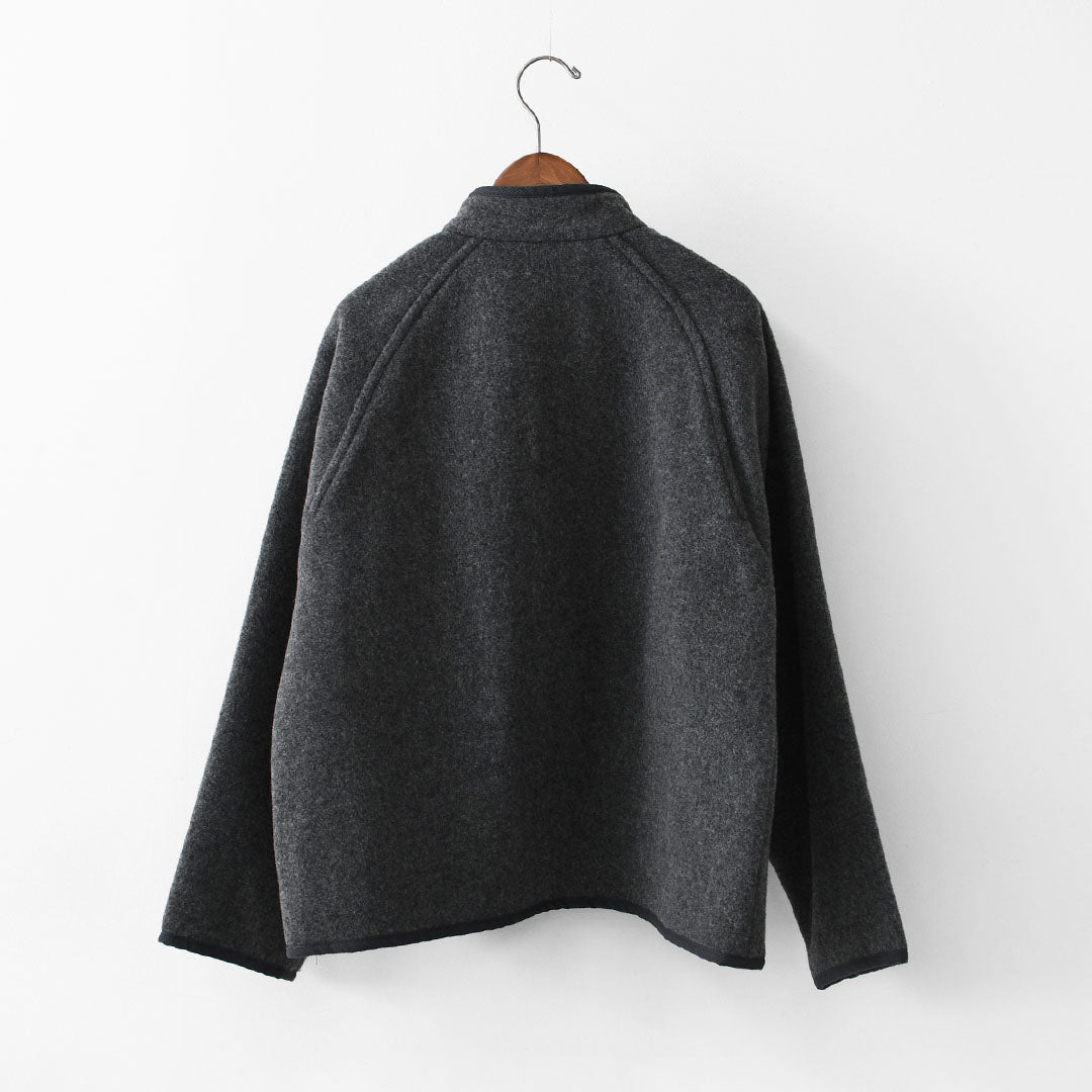 DANTON [ダントン] W WOOL LIGHT PILE STANDCOLLAR JACKET [DT-A0714WLP] ウールライトパイルスタンドカラージャケット・ウールジャケット・冬ジャケット・スタンドカラー・LADY'S [2025AW]