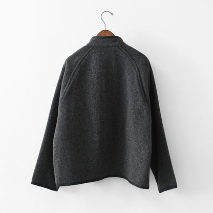 DANTON [ダントン] W WOOL LIGHT PILE STANDCOLLAR JACKET [DT-A0714WLP] ウールライトパイルスタンドカラージャケット・ウールジャケット・冬ジャケット・スタンドカラー・LADY'S [2025AW]