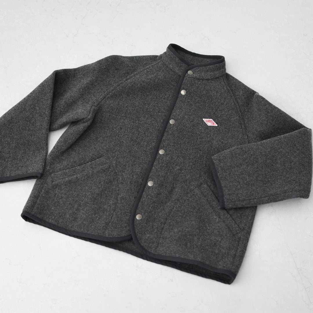 DANTON [ダントン] W WOOL LIGHT PILE STANDCOLLAR JACKET [DT-A0714WLP] ウールライトパイルスタンドカラージャケット・ウールジャケット・冬ジャケット・スタンドカラー・LADY'S [2025AW]