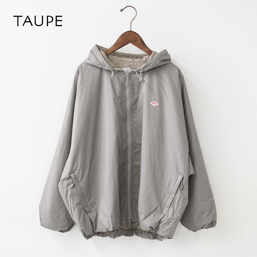 DANTON [ダントン] W Insulation Hooded Jacket [DT-A0757SNT] インサレーションフーデッドジャケット・インサレーションジャケット・フード付きジャケット・ナイロンジャケット・ドルマンスリーブ・LADY'S [2026SS]