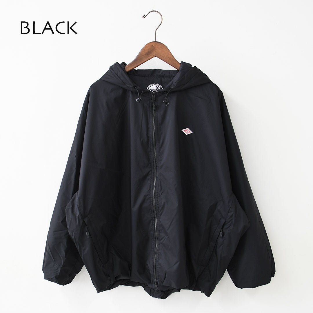 DANTON [ダントン] W Insulation Hooded Jacket [DT-A0757SNT] インサレーションフーデッドジャケット・インサレーションジャケット・フード付きジャケット・ナイロンジャケット・ドルマンスリーブ・LADY'S [2026SS]
