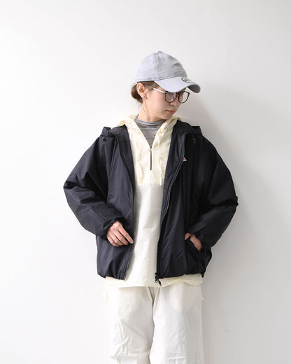 DANTON [ダントン] W Insulation Hooded Jacket [DT-A0757SNT] インサレーションフーデッドジャケット・インサレーションジャケット・フード付きジャケット・ナイロンジャケット・ドルマンスリーブ・LADY'S [2026SS]