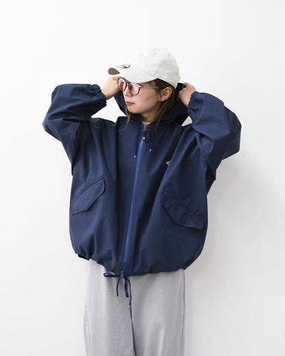 DANTON [ダントン] W SHORT JACKET [DT-A0759TLY] ショートジャケット・フード付きジャケット・春ジャケット・ワイドシルエット・LADY'S [2026SS]