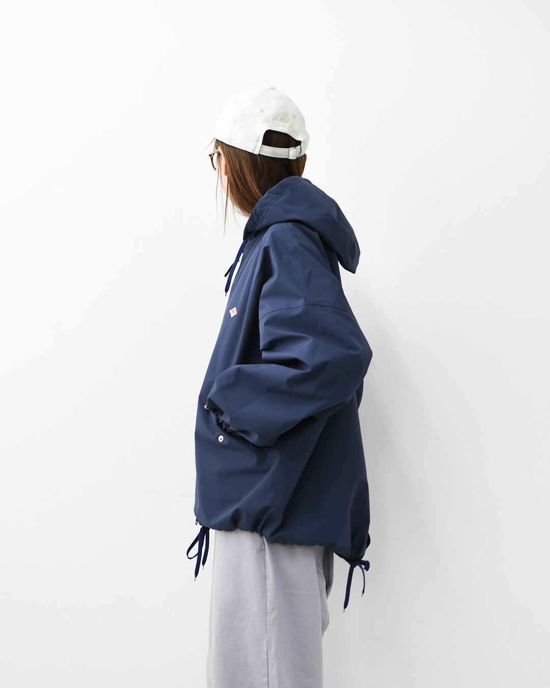 DANTON [ダントン] W SHORT JACKET [DT-A0759TLY] ショートジャケット・フード付きジャケット・春ジャケット・ワイドシルエット・LADY'S [2026SS]