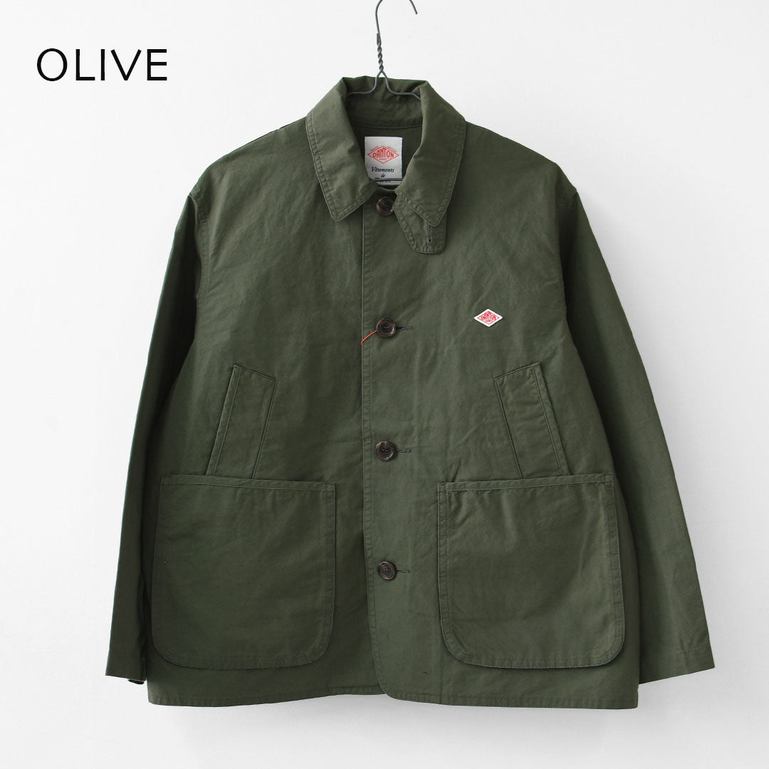 DANTON [ダントン] W WORK JACKET [DT-A0764CFD] ワークジャケット・ハンティングジャケット・ジャケット・春ジャケット・ライトアウター・アウトドア・キャンプ・LADY'S [2026SS]